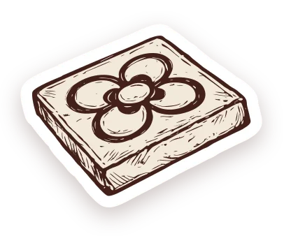 A second panot flower tile